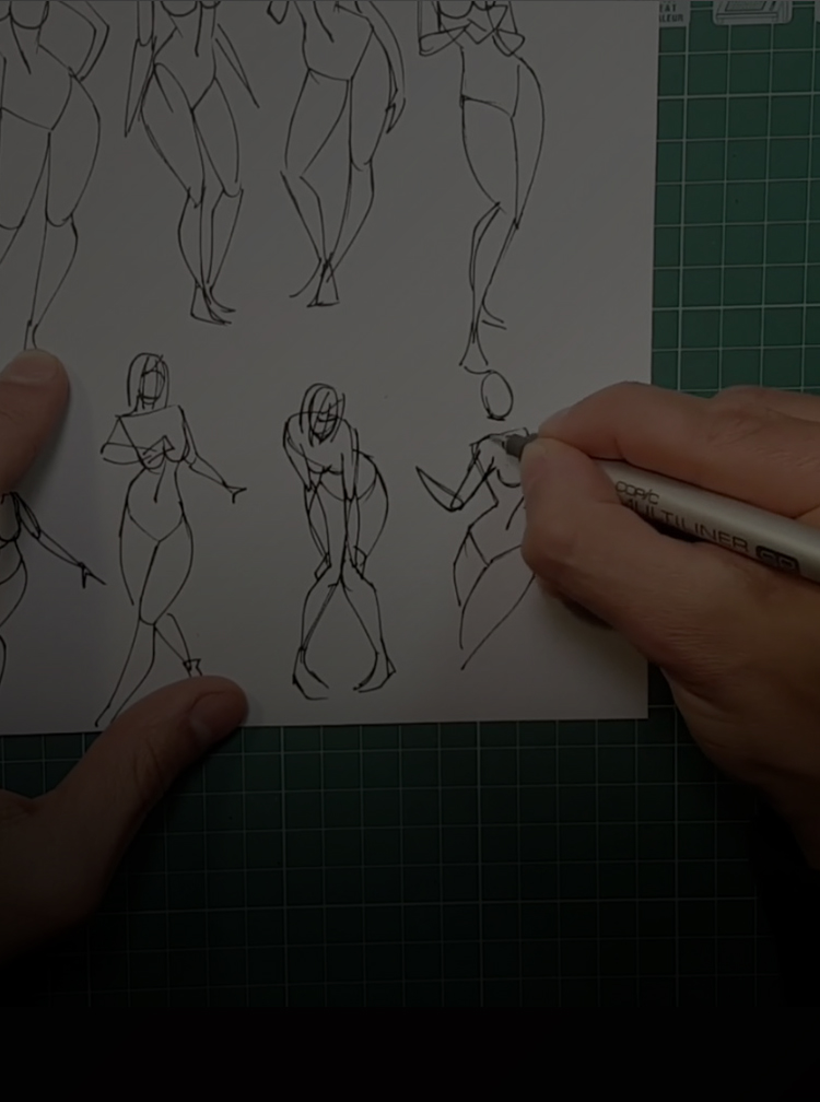 Gesture Drawing A Spy - The ART'S Department timed gesture references -  YouTube