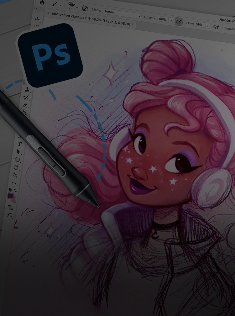 Splatter Inky Illustrations in Adobe Fresco – Heidi Cogdill