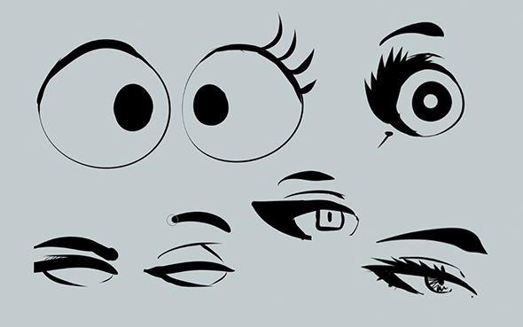 coloring pages of eyes nose and mouth