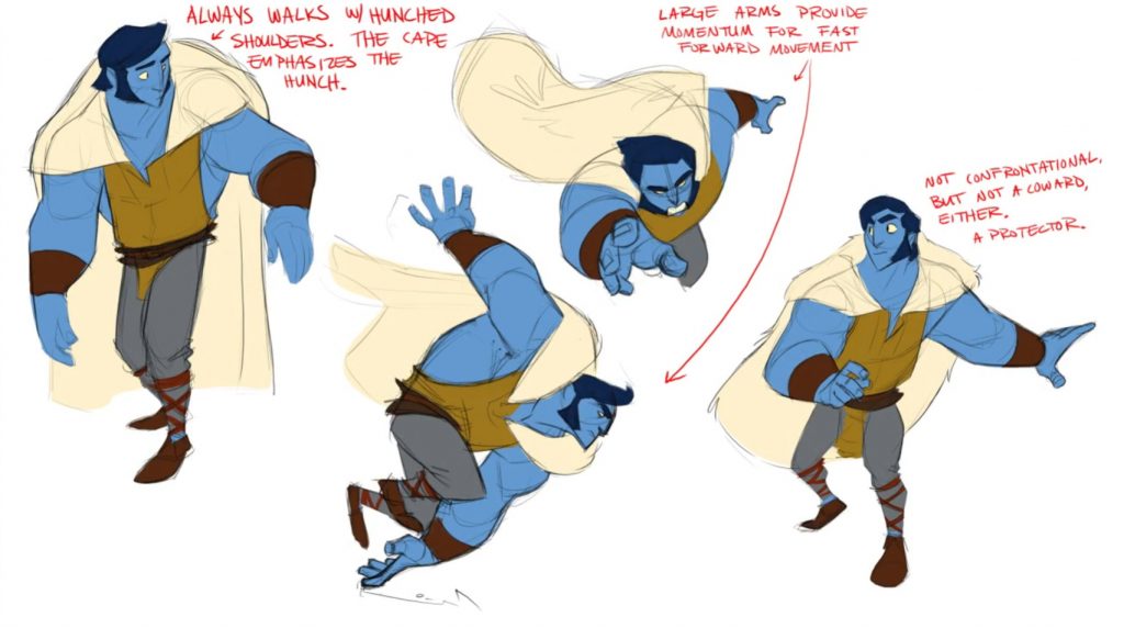prompthunt: 3 d character design sheet, clean t - pose of a
