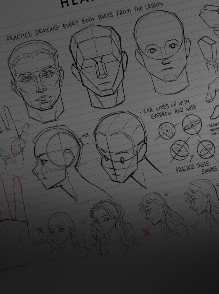 How to Draw Faces: Step by Step for Beginners - JeyRam Drawing Tutorials-saigonsouth.com.vn