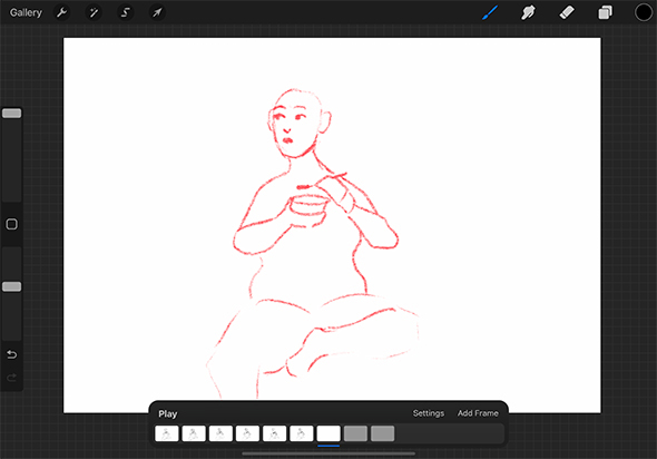 Tutorial Procreate: como fazer um GIF com imagens estáticas
