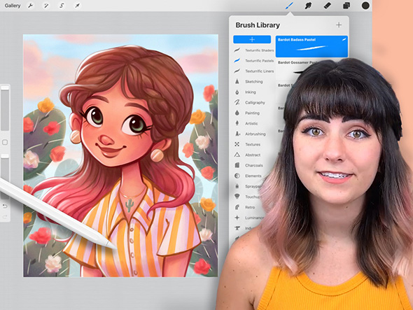 FUI INVENTAR DE USAR O PROCREATE PELA PRIMEIRA VEZ