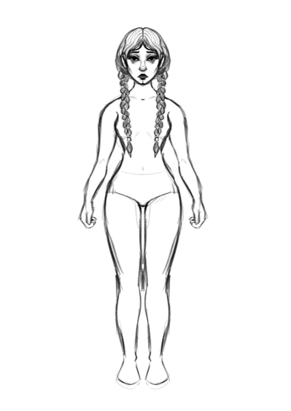 How to Draw Netflix Wednesday Characters Easy