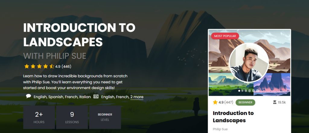 Introduction to Landscapes - Digital Illustration Course