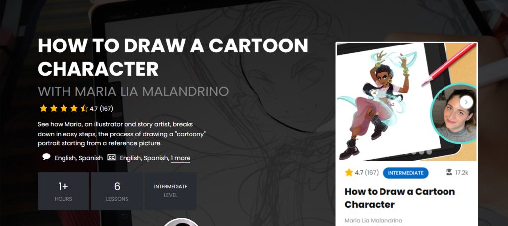 Curso Procreate - Como desenhar um personagem de desenho animado