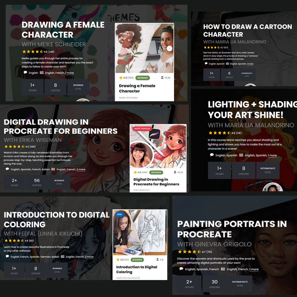 Curso Online de Pintura Digital - Escola de Artes Digitais