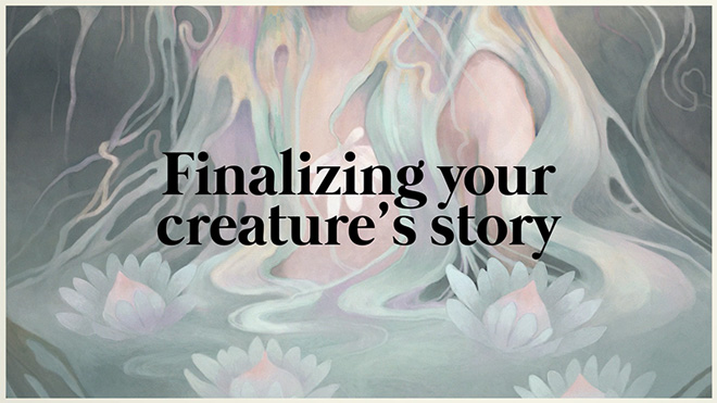 Create artwork that tells a story Create artwork that tells a story