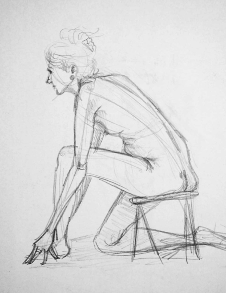 Drawing A Body In A Pose