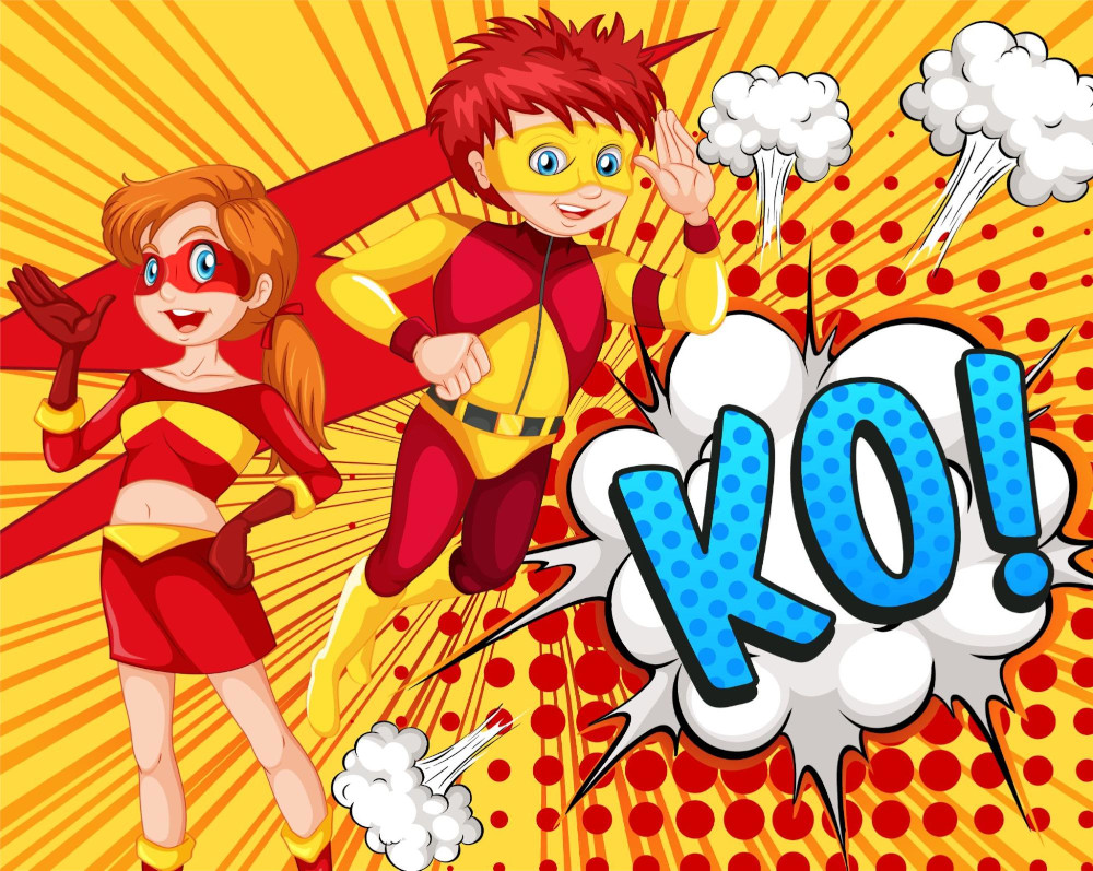 Example Of Comic Art Illustration