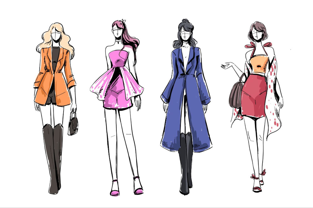 Example Of Fashion Illustration