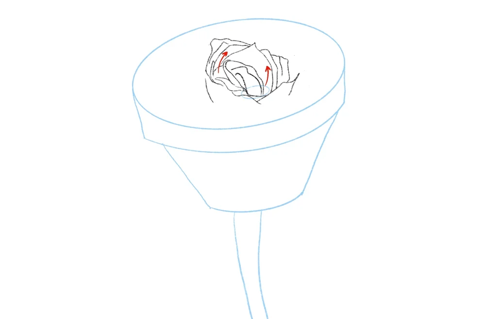 Draw More Petals Around The Centre Points