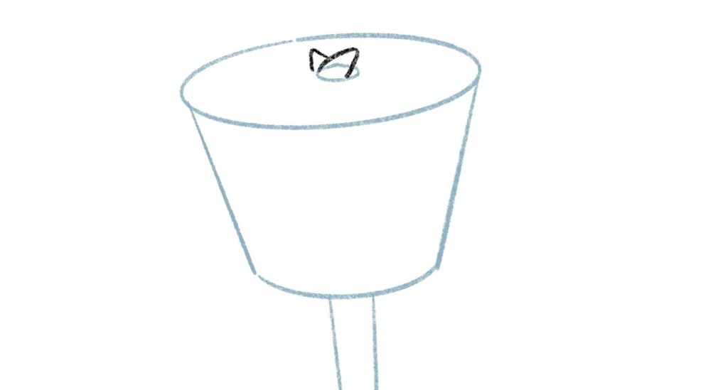 Start Drawing The Rose Petals from Inside Out