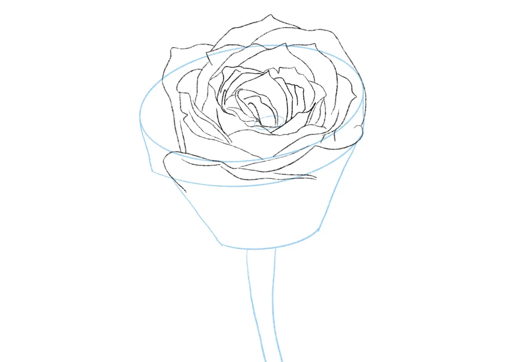 How to Draw a Rose | Easy Drawings Rose | Nil Tech - shop.nil-tech