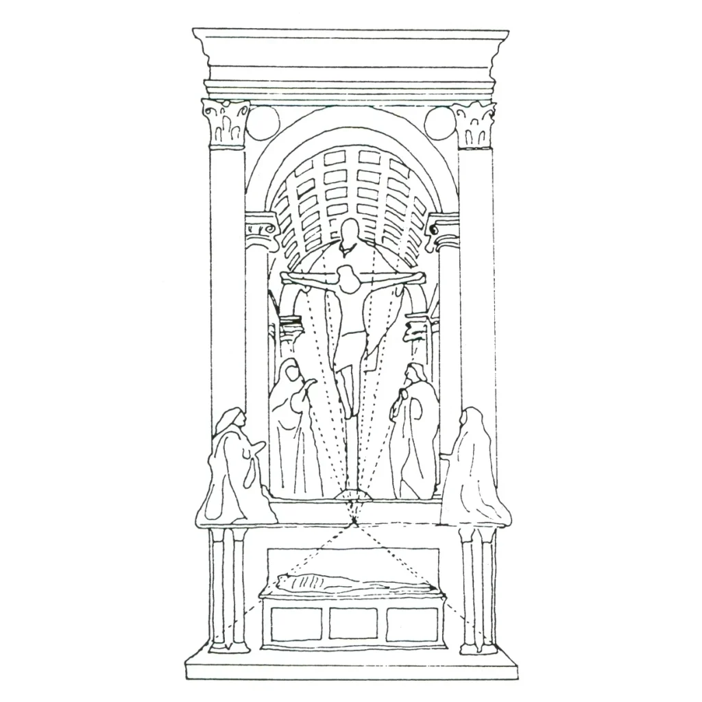 Masaccio Trinity Scheme Of Linear Perspective