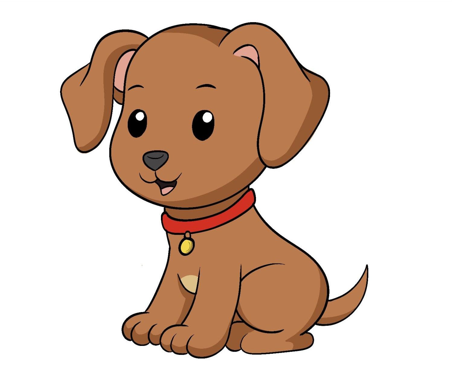 How to Draw a Dog Step by Step - Add Shadows E1700118715162