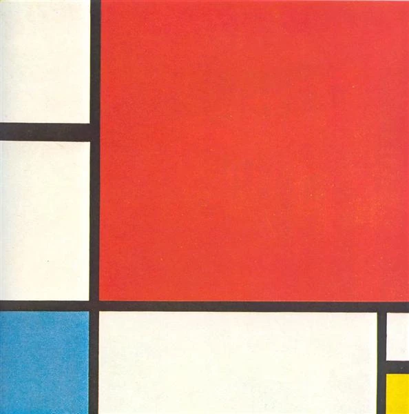 An image that illustrates the concept of shapes in the elements of composition, displaying various geometric and organic shapes skillfully arranged to create balance, contrast, and visual interest in the artwork.