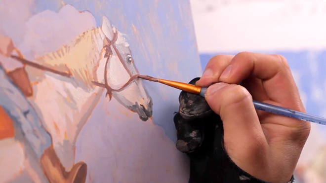 How to paint a horse How to paint a horse