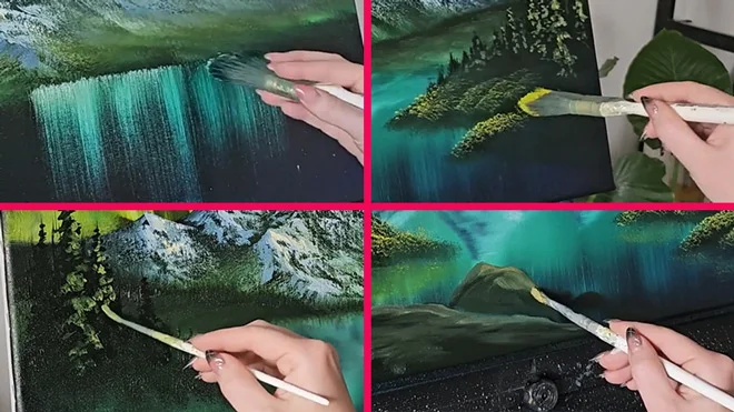 Easy brush techniques for oil painting Easy brush techniques for oil painting