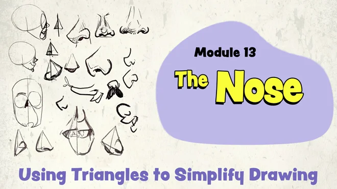Easy way to draw a nose for beeginners Easy way to draw a nose for beeginners