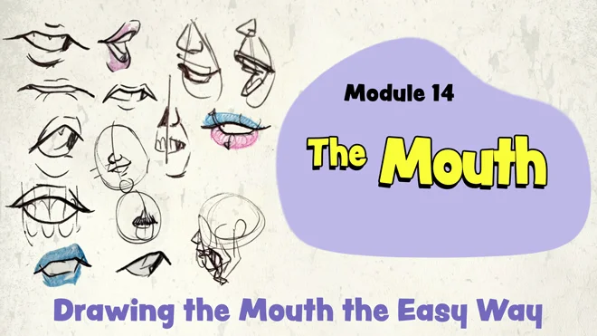 Easy way to draw the mouth for beginners Easy way to draw the mouth for beginners