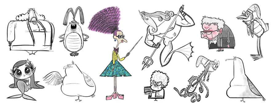 david perez david perez Ruby Gillman Teenage Kraken dreamworks concept art