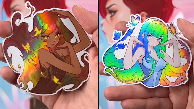 Make stickers from digital art Make stickers from digital art