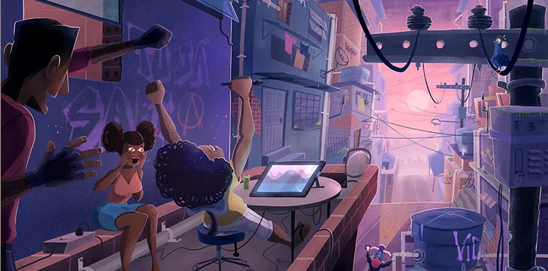 lp lucas digital artwork celebration