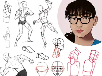 how to draw human anatomy shapes daniela garcia