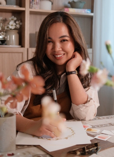 watercolor floral painting tutorial jenny flores portrait